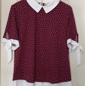 ❌SOLD❌ Polka Dot Blouse